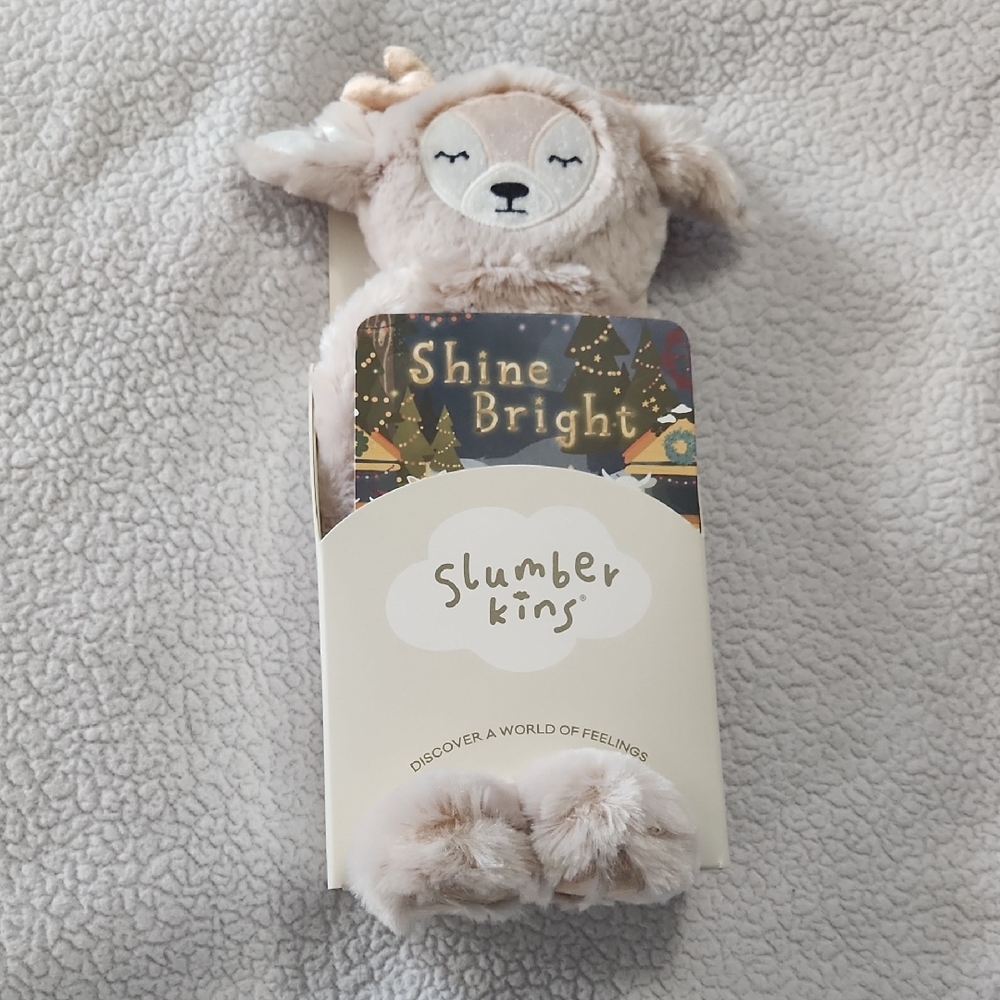 Slumberkins NIB Ibex Reindeer Christmas Shine Bright